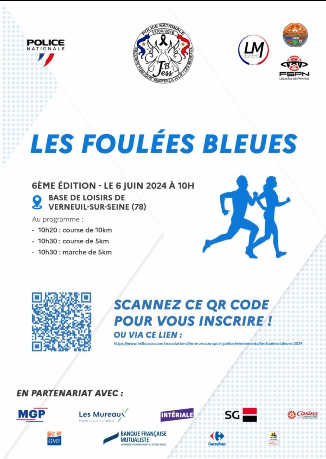 Les Foulées Bleues Verneuil sur Seine 2024
