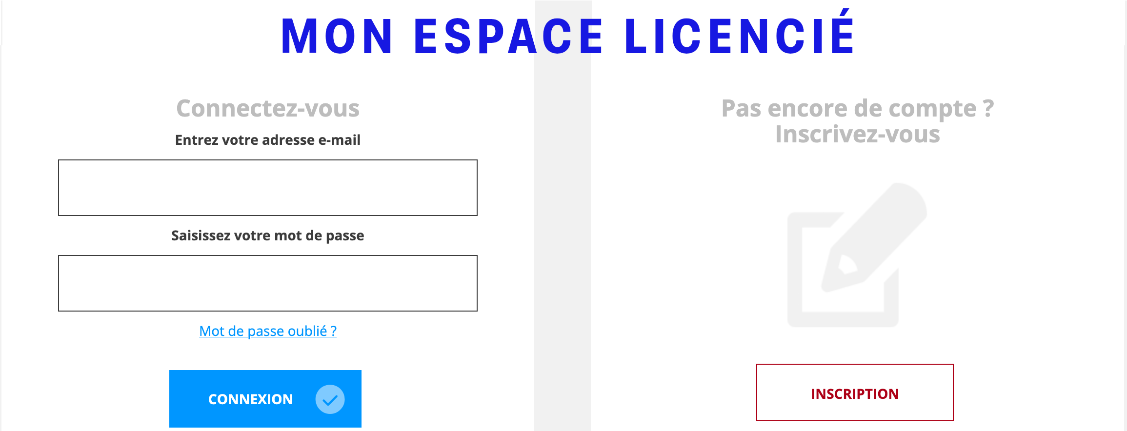 Mon Espace Licencie