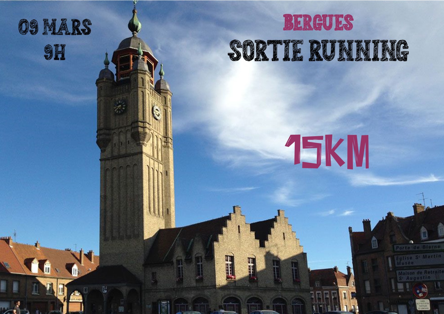 Sortie running bergues